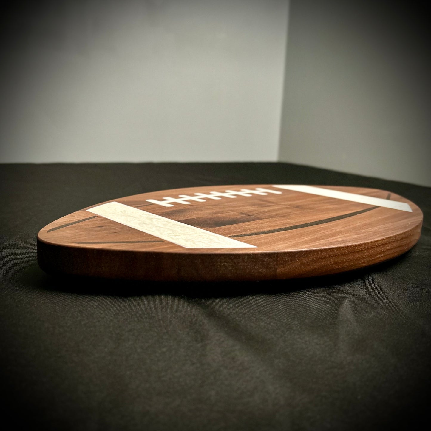 Charcuterie Board | Football | Walnut w/ Epoxy