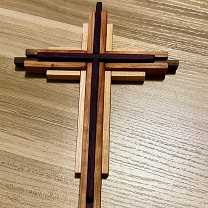 Multi-Layered Wood Cross