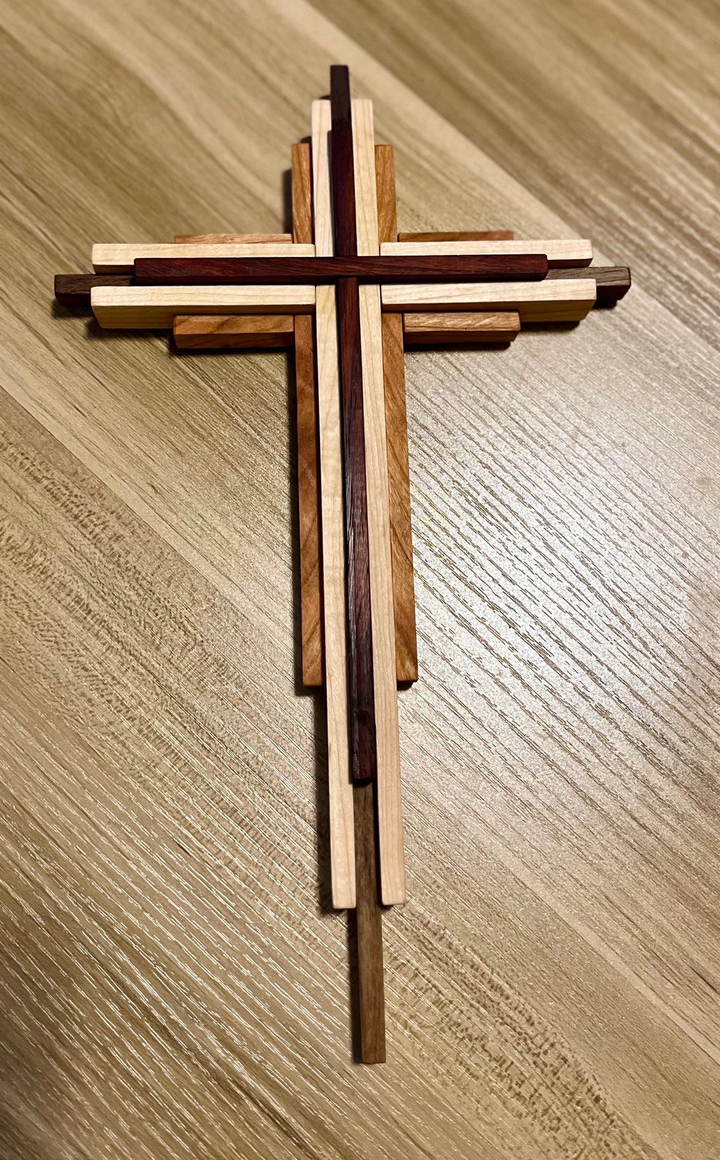 Multi-Layered Wood Cross