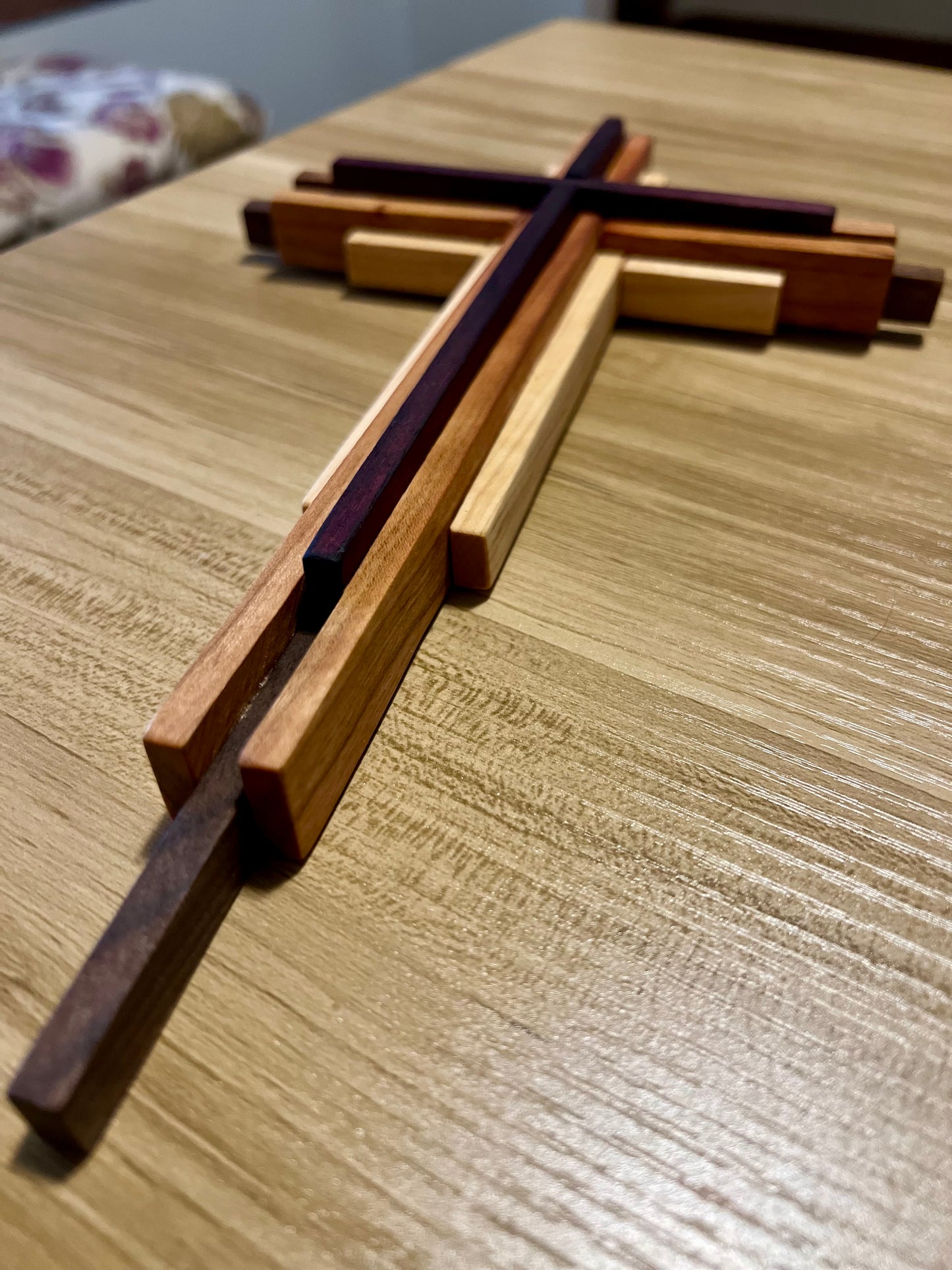 Multi-Layered Wood Cross