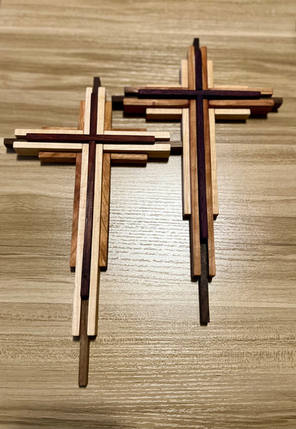 Multi-Layered Wood Cross