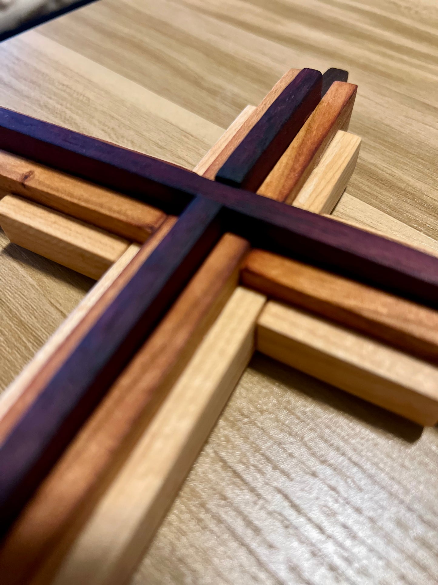 Multi-Layered Wood Cross