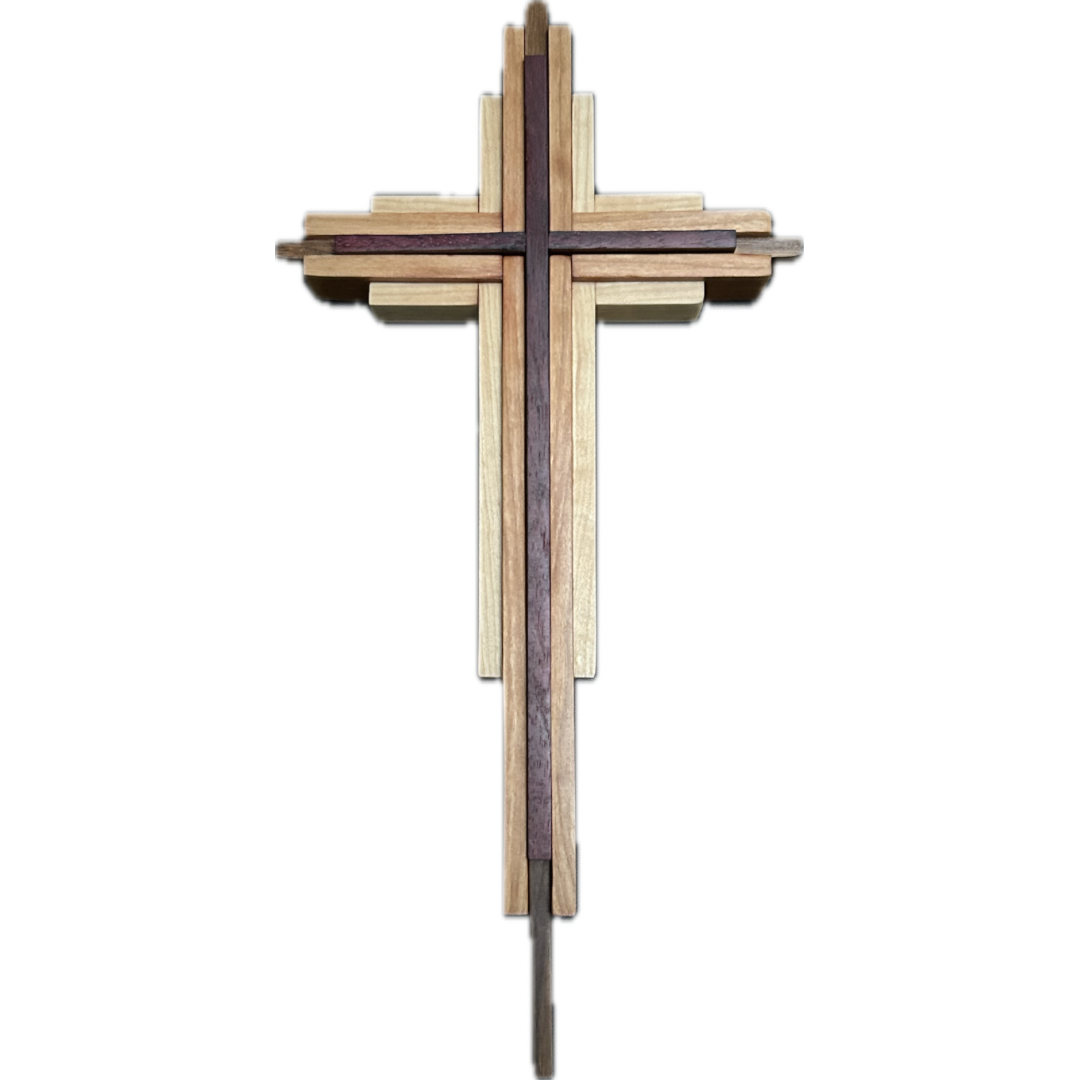 Multi-Layered Wood Cross